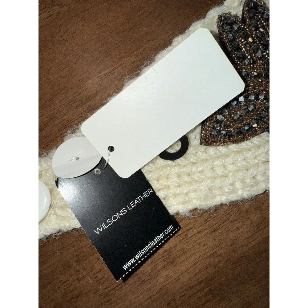 Wilsons Leather beaded statement